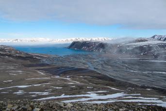 Volcanic landscape of Jan Mayen