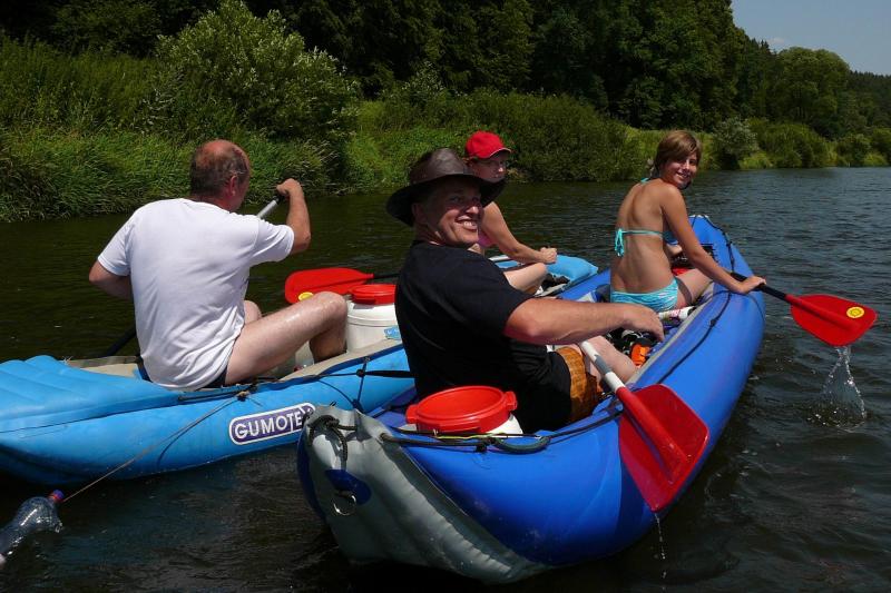 Kanovakantie Berounka groepsreis