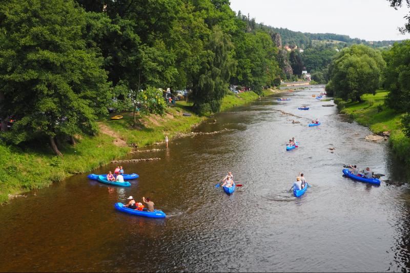 Kanoen op de Jizera dagtrips