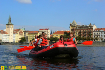 Fun rafting Praag
