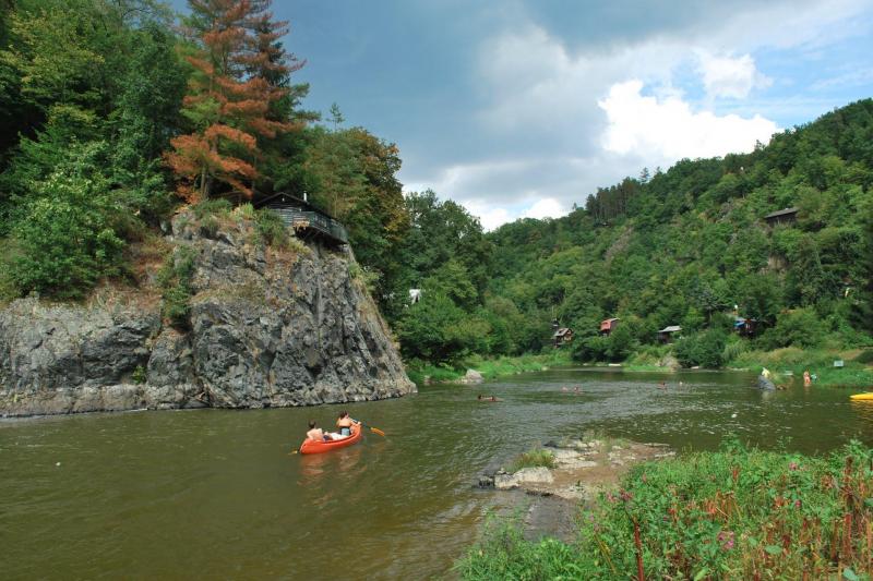 Kanoen op de Sazava meerdaagse trips