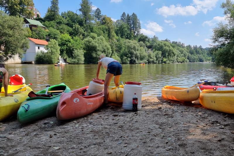 Kanoen op de Sazava dagtrips