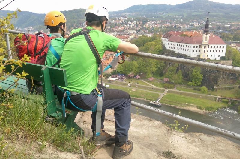 Klettersteig Via Ferrata in Decin