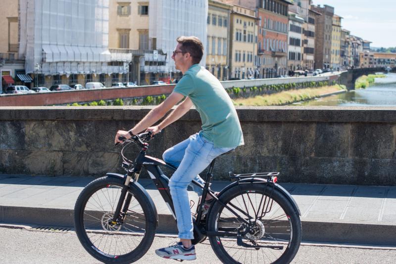 Florence : visite à vélo avec dégustation de «Gelato»