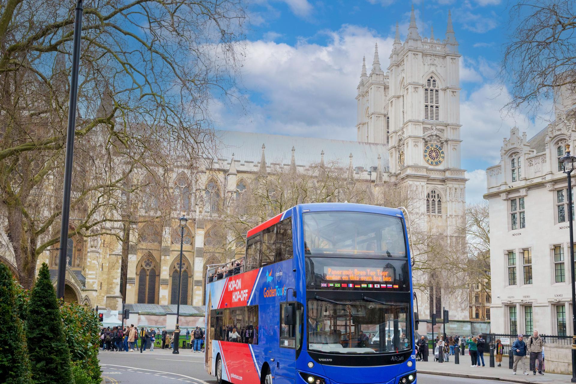 London 24h Hop-on Hop-off Open Top Bus Tour | Hop-on Hop-off Bus Ticket | River Thames Boat Ride