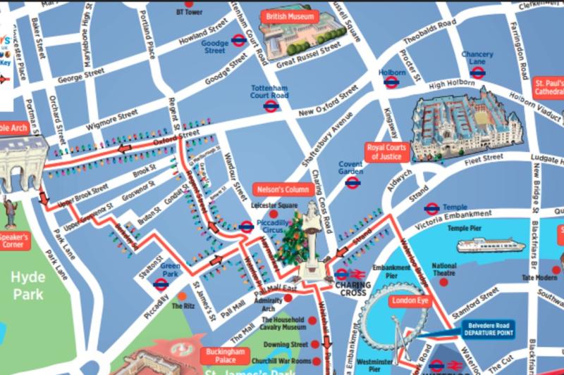London Christmas Lights Bus Tour With Live Guide