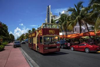 Miami : tour en bus hop on, hop off - Pass 24 heures