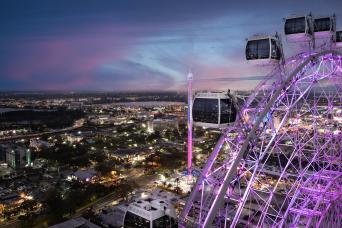 La roue et l'aquarium SEA LIFE d'Orlando