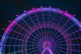 La roue et l'aquarium SEA LIFE d'Orlando