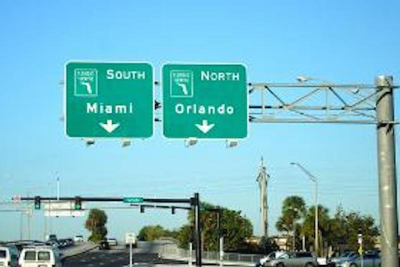 Miami and Orlando roadway signs!