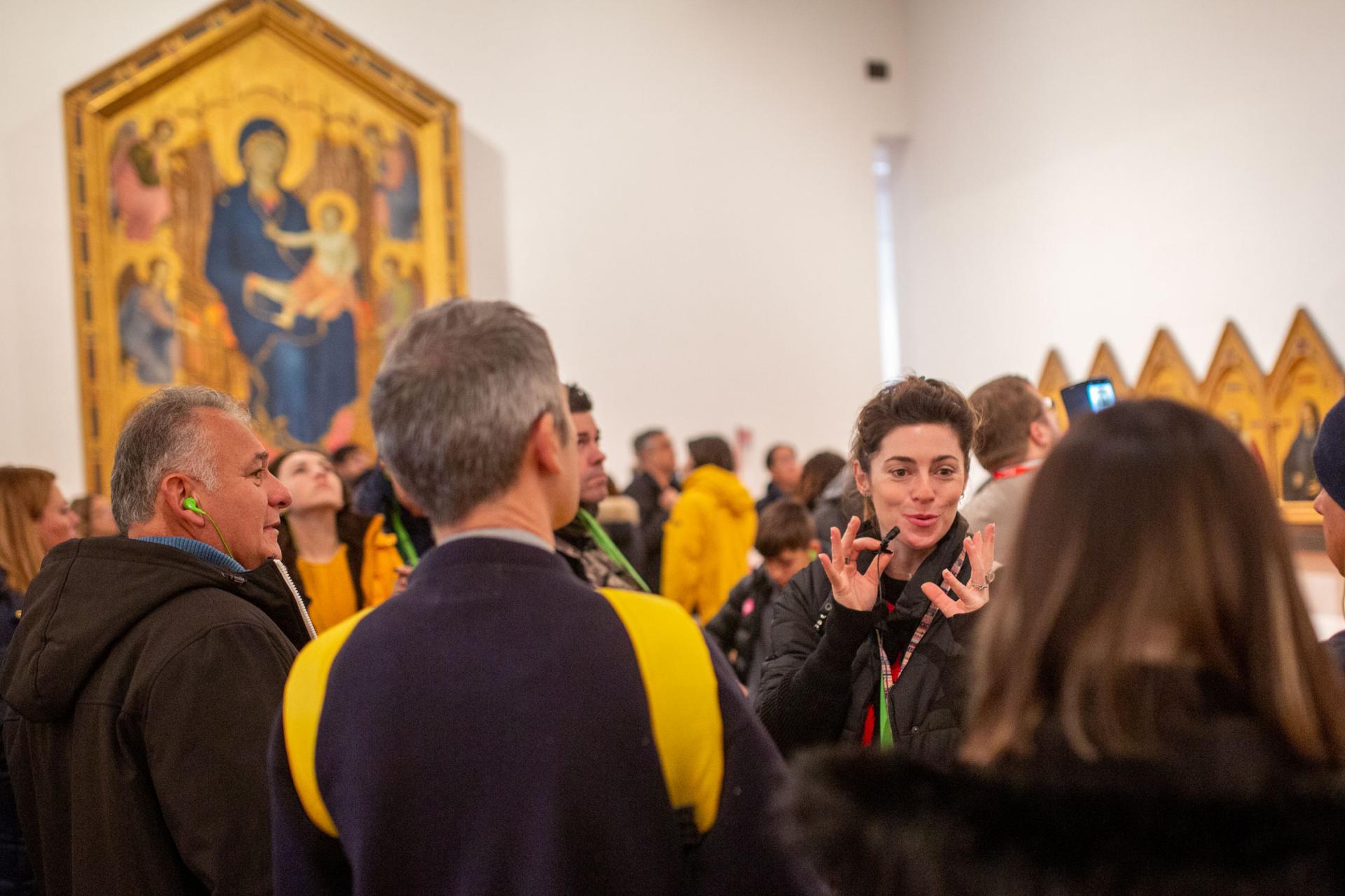 Art & History of Florence: Semi-Private Day Tour of the Uffizi Gallery: Round-trip Tickets on a High-speed Train