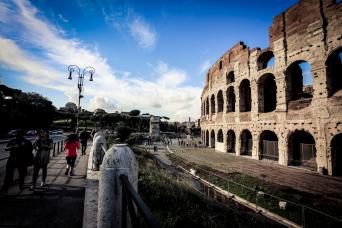 Rome : visite du Colisée, Mont Palatin et Forum en petit groupe sans transport