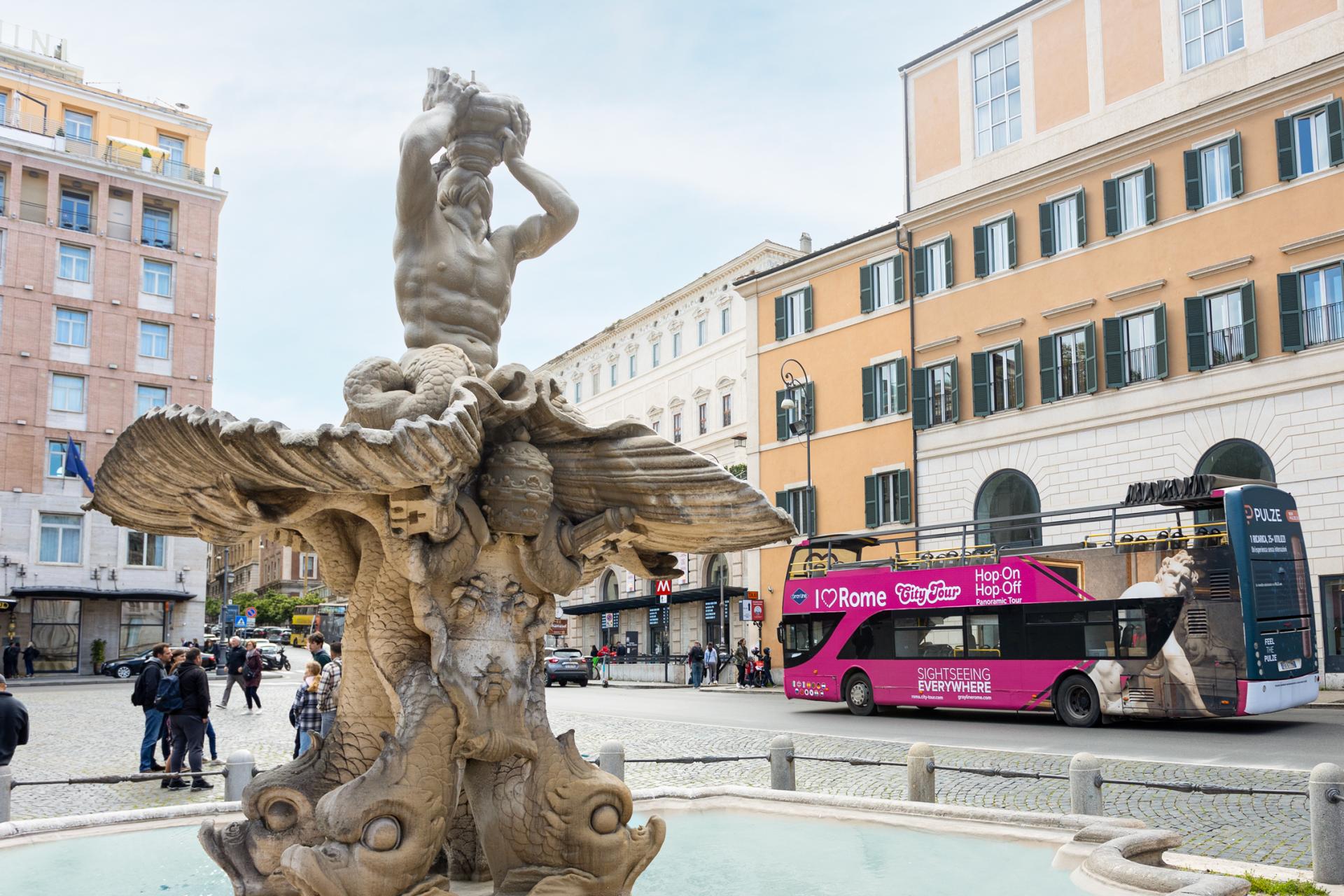 1-Day Panoramic Hop-on Hop-off Bus Tour to Experience Rome at Your Leisure