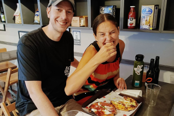 Sunset Pizza Walking Tour in Monti District, Colosseum Area