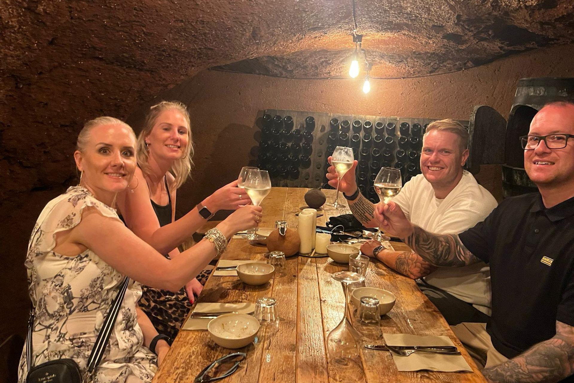 Agrippa Baths Candlelight Dinner Experience with Local Connoisseur