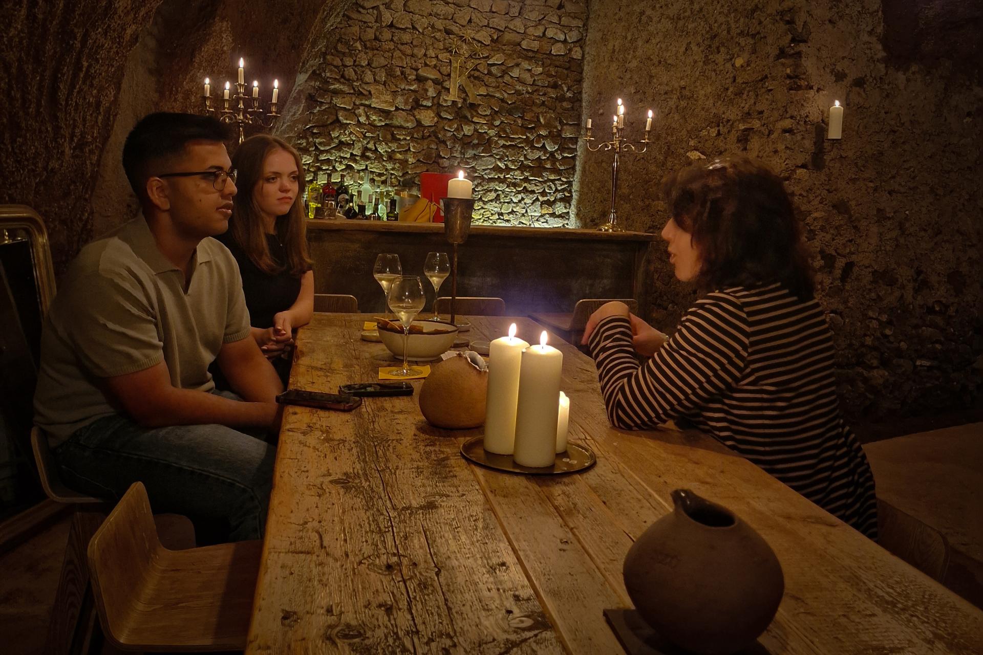 Historic Pigneto Candlelight Happy Hour | Selection of 3 Wines (Sparkling, Red and White) Paired with Local Specialties