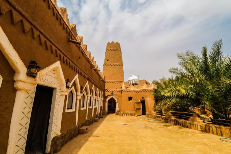 The traditional village of Ushaiger which is one of the most vibrant examples of the Najdi Architect