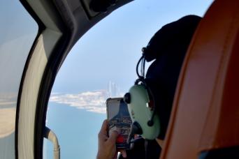 Tour en hélicoptère à Abu Dhabi