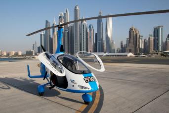 Vol en gyrocoptère à Dubaï