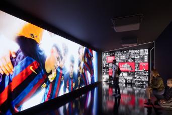 Visite privée du club de football de Barcelone