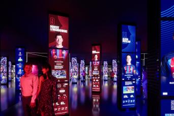 Visite privée du club de football de Barcelone