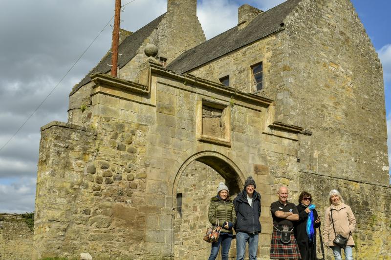 Outlander Experience with entrance to Midhope & Doune Castle