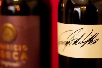 Dégustation des vins régionaux dans le tango de manoir