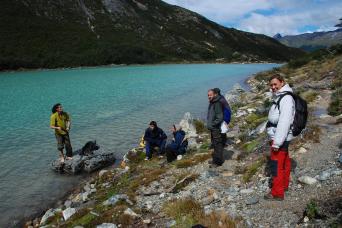 Trekking vers le lac Esmeralda