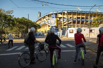 Visite de la ville du sud de Buenos Aires à vélo