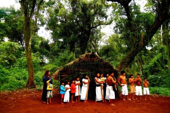 Visite du village Guarani de Foz de Iguassu