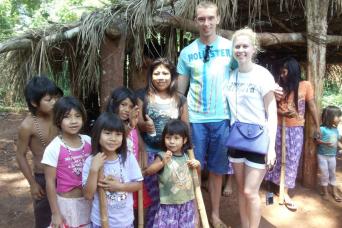 Visite du village Guarani de Foz de Iguassu