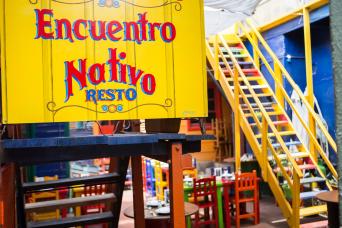 Déjeuner à Encuentro Nativo, Caminito