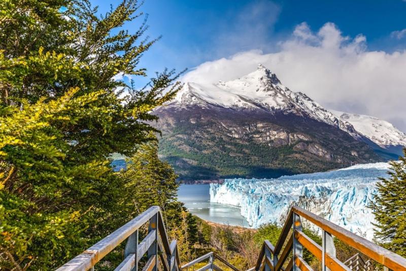 The Famous Perito Moreno Glacier with navigation