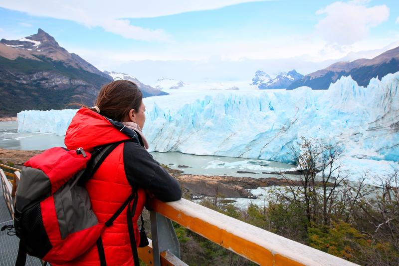 The Famous Perito Moreno Glacier with navigation
