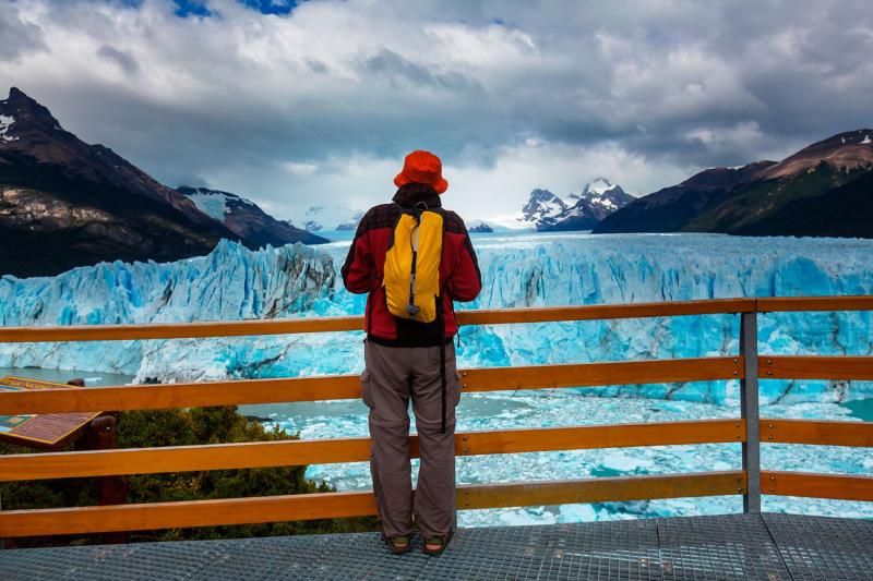 The Famous Perito Moreno Glacier with navigation