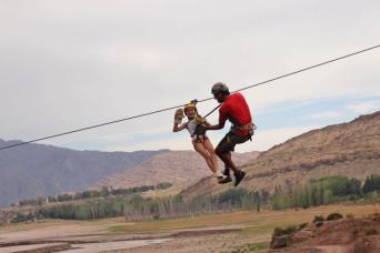 Canopy à Potrerillos: Volez entre les montagnes