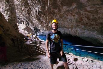 Grotte du lac bleu