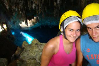 Grotte du lac bleu