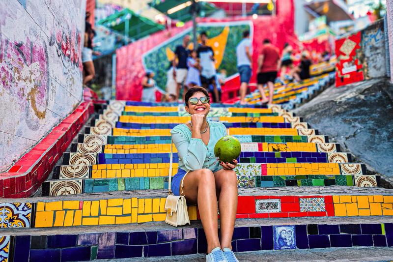 Rio por um dia em tour privado - Visita ao Cristo de van, Pão de Açúcar, Escadaria Selaron e almoço