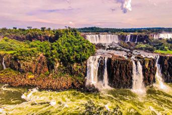 Roundtrip transfers with Brazilian and Argentine waterfalls sides, Itaipu Dam and City Tour