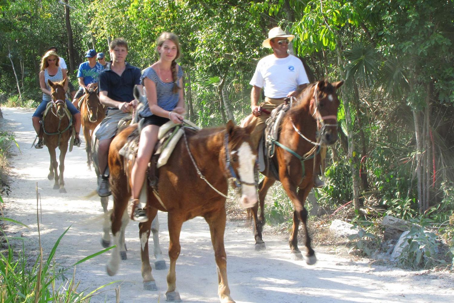 Horseback Riding in the Jungle Riviera Maya