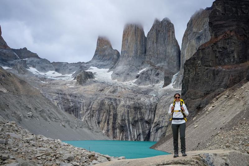 Base of the Torres del Paine Towers Guided Hike