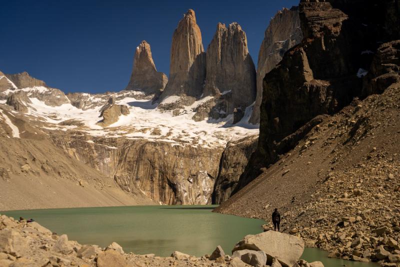 Base of the Torres del Paine Towers Guided Hike