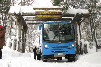 Lacs andines traversant PTV à BRC