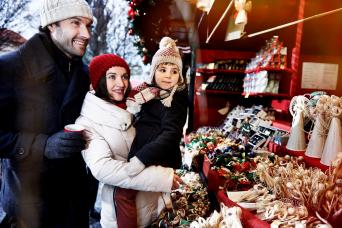 Prague : visite à pied de Noël avec shopping