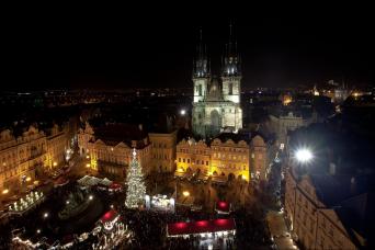 Prague : visite à pied de Noël avec shopping