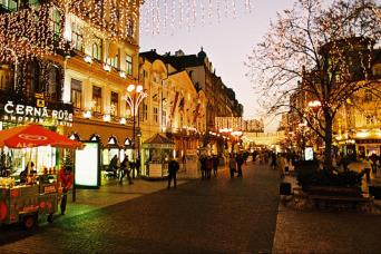 Prague : visite à pied de Noël avec shopping