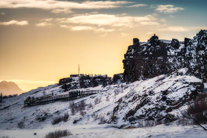 Depuis le parc national de Thingvellir