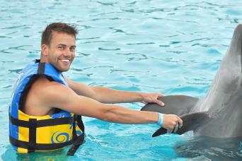 Rencontre avec les dauphins avec accès au parc Aquaventuras