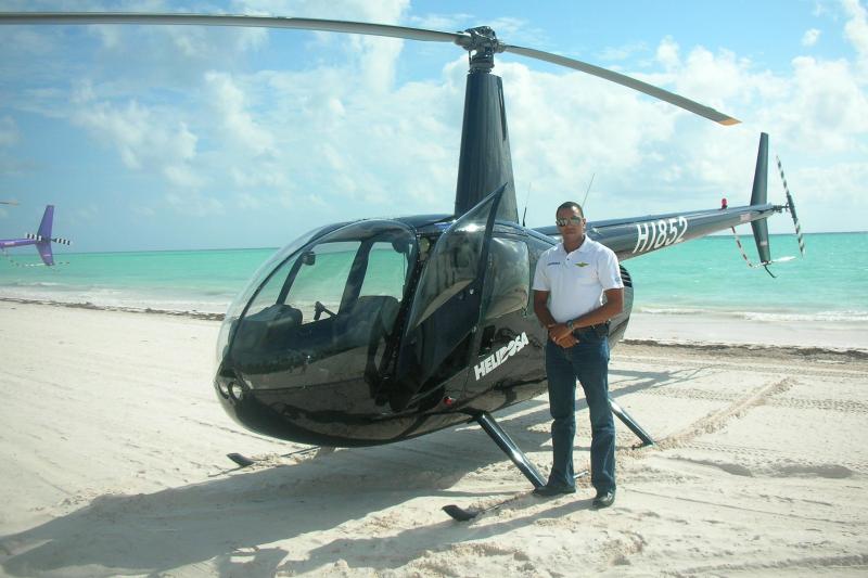 Tour en hélicoptére au départ de Punta Cana